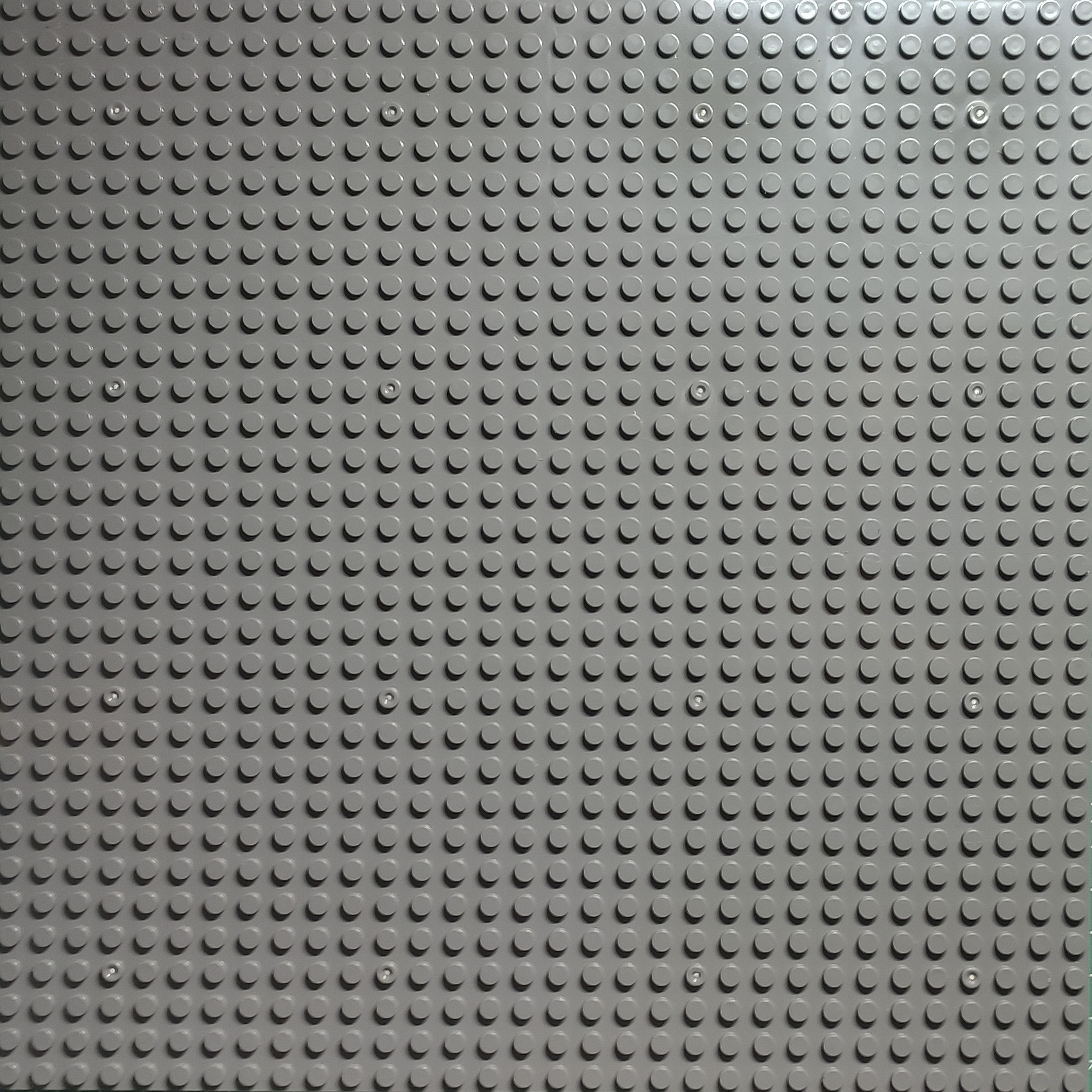 Classic Baseplates, 10\"x10\" Dark Grey Compatible with LEGO