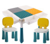 Multi-Functional Activity Table & Chair Set with Storage | Reversible Desk Surface | Compatible with LEGO