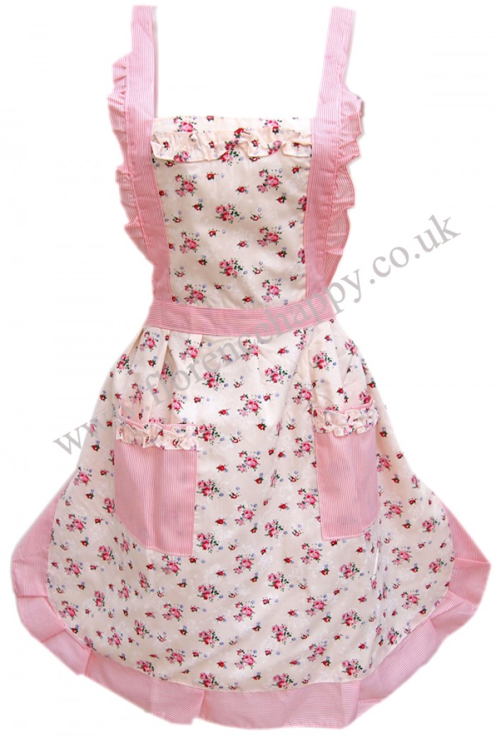 2_Pink_Mini_Rose_Sexy_Apron_Uniform