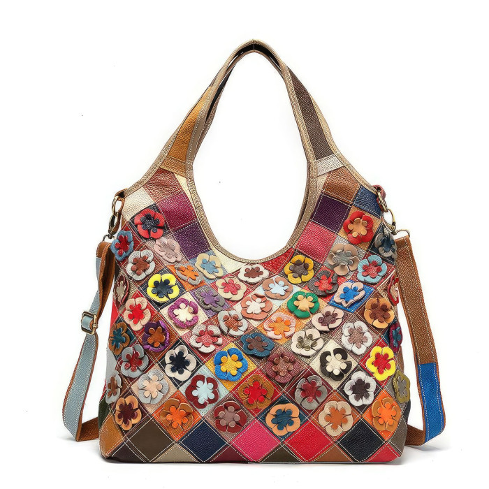 Floral_Patchwork_Multicolour_Leather_Tote