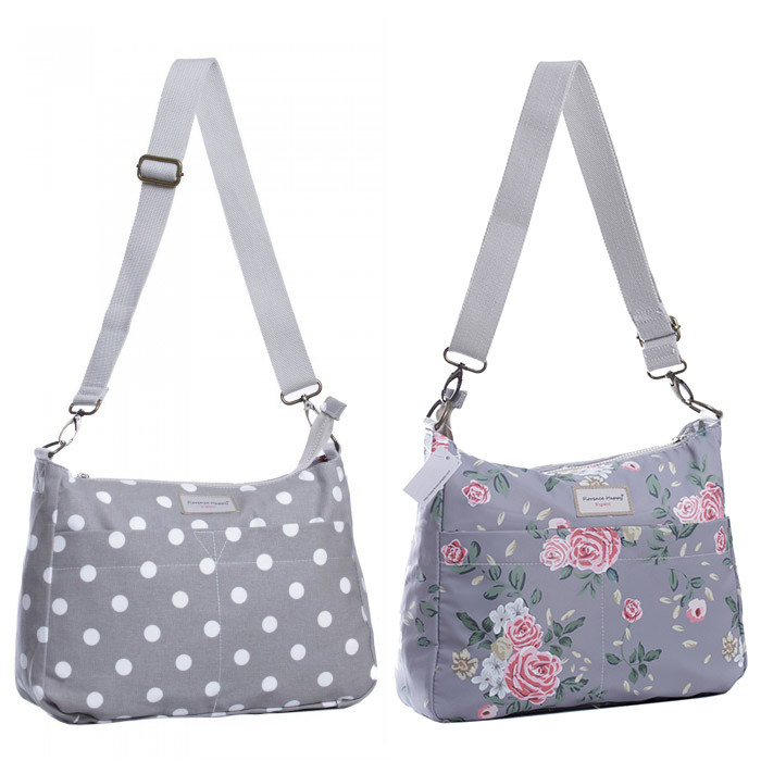 Taupe_Spot_Classic_Rose_Reversible_Waterproof_Messenger